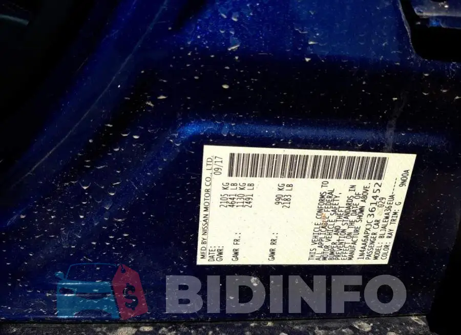 1N4AA6APXJC361452 Photo# 12