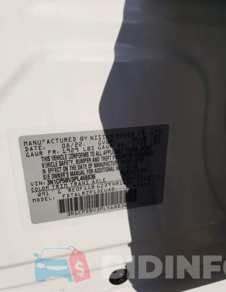 3N1CP5BV3PL468836 Photo# 14