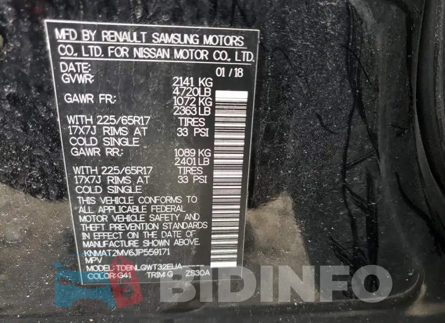 KNMAT2MV6JP559171 Photo# 13