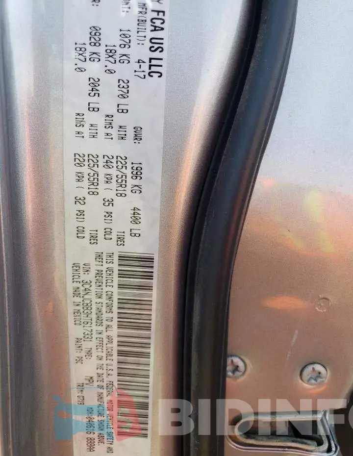 3C4NJCBB3HT617331 Photo# 13