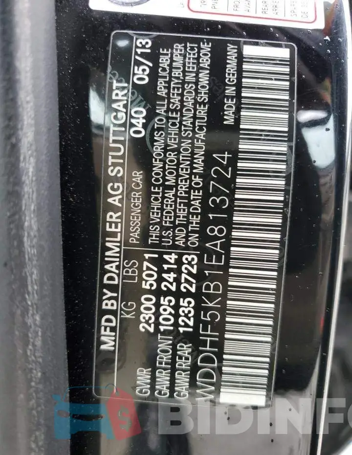 WDDHF5KB1EA813724 Photo# 12