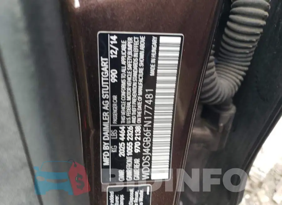 WDDSJ4GB6FN177481 Photo# 12