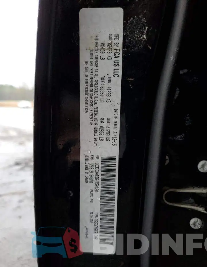 2C3CDXAT5GH150120 Photo# 12