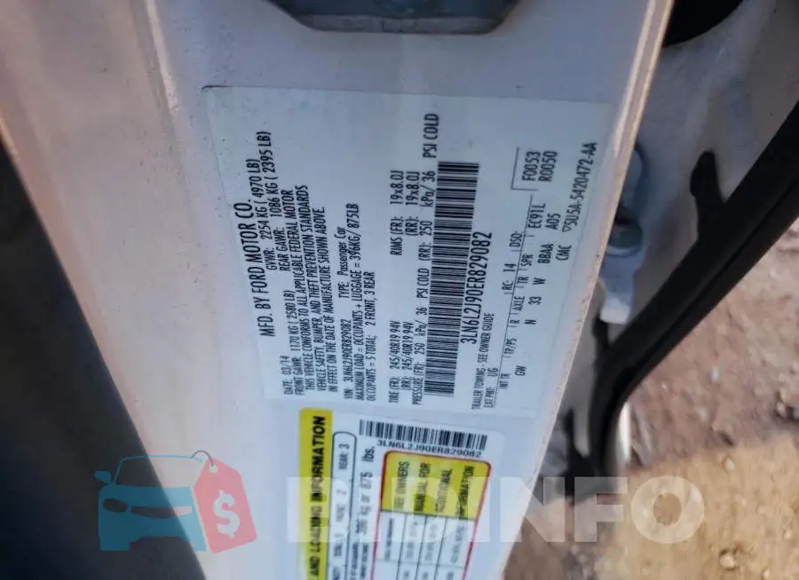 3LN6L2J90ER829082 Photo# 12