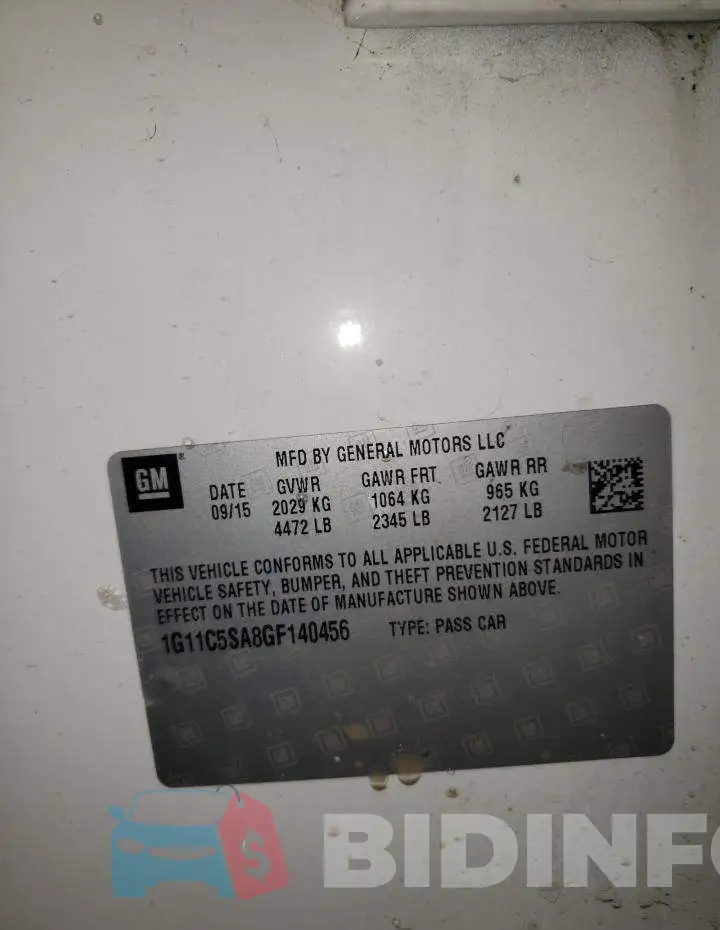 1G11C5SA8GF140456 Photo# 13
