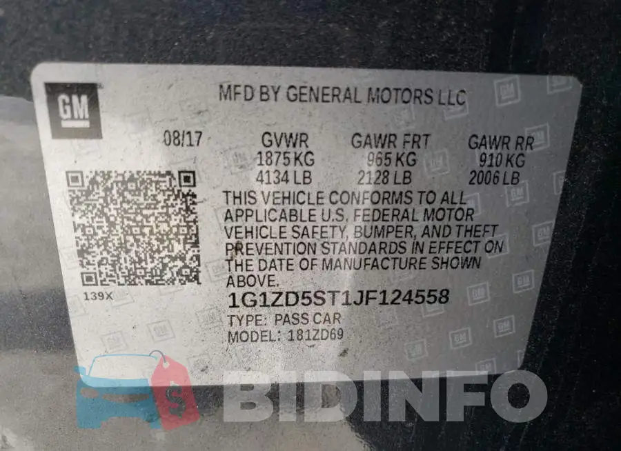 1G1ZD5ST1JF124558 Photo# 12