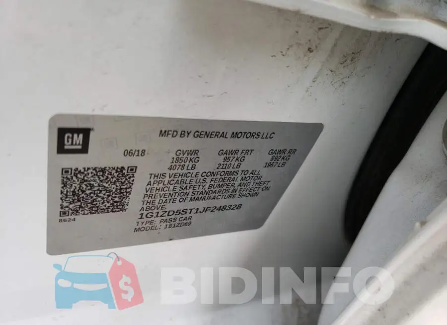 1G1ZD5ST1JF248328 Photo# 12