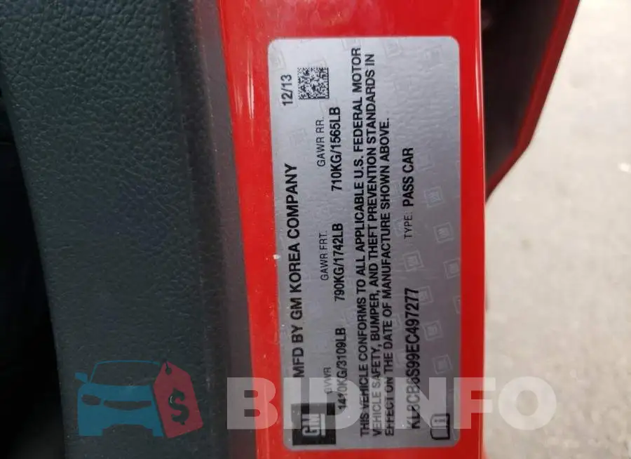 KL8CB6S99EC497277 Photo# 12