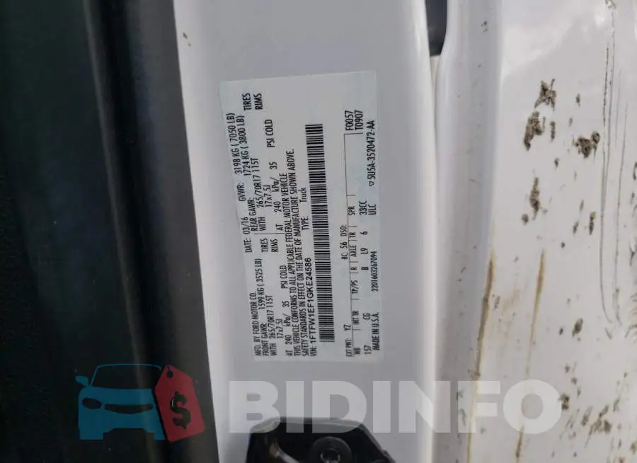 1FTFW1EF1GKE24586 Photo# 12