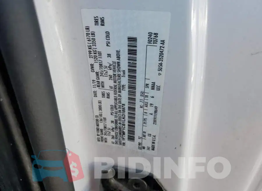1FTMF1CB1LKD18978 Photo# 12