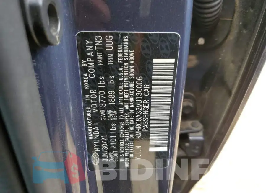 KMHRC8A32MU130006 Photo# 13