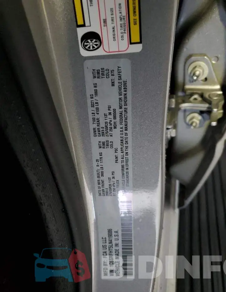 1C6SRFHT5LN419086 Photo# 12