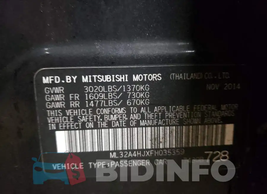 ML32A4HJXFH035359 Photo# 13