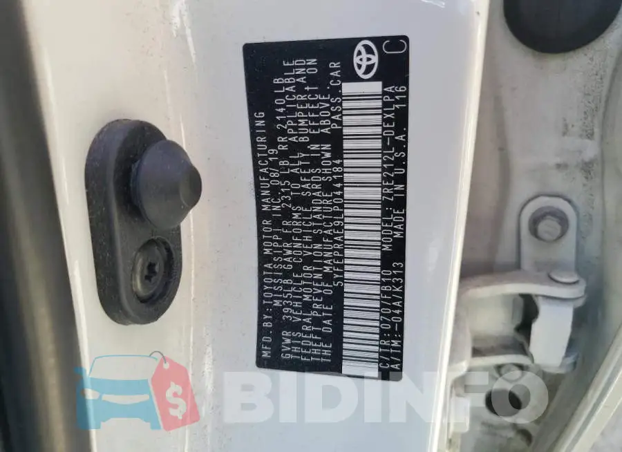 5YFEPRAE9LP044184 Photo# 12