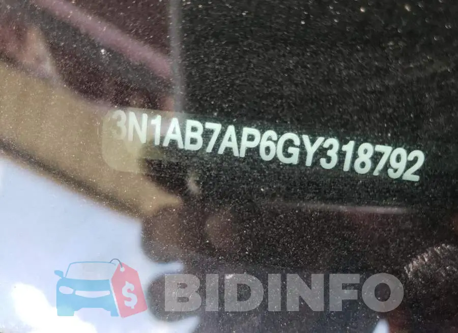 3N1AB7AP6GY318792 Photo# 12