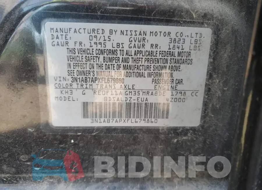 3N1AB7APXFL679860 Photo# 12