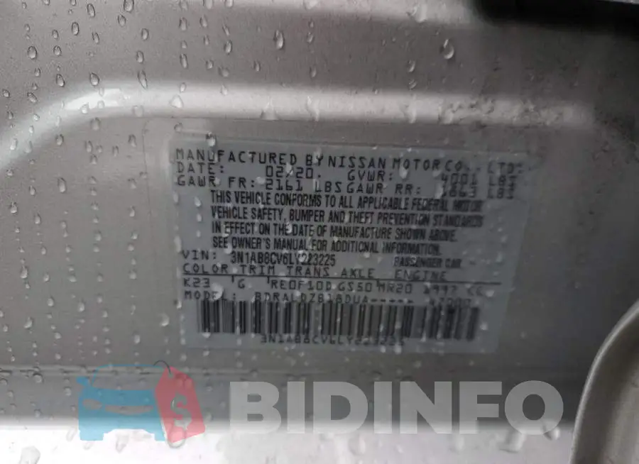 3N1AB8CV6LY223225 Photo# 12
