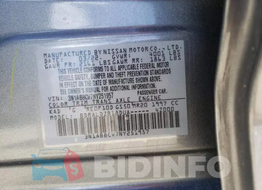 3N1AB8CV7NY251957 Photo# 12