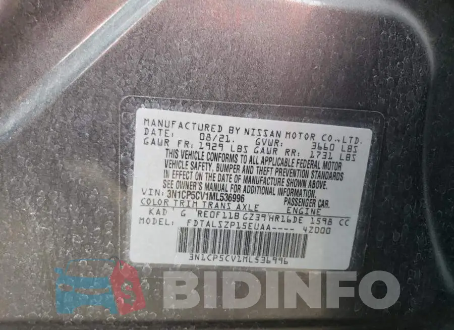 3N1CP5CV1ML536996 Photo# 12
