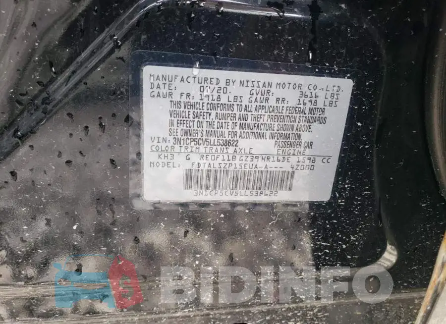 3N1CP5CV5LL538622 Photo# 12