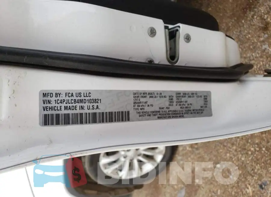 1C4PJLCB4MD103821 Photo# 13