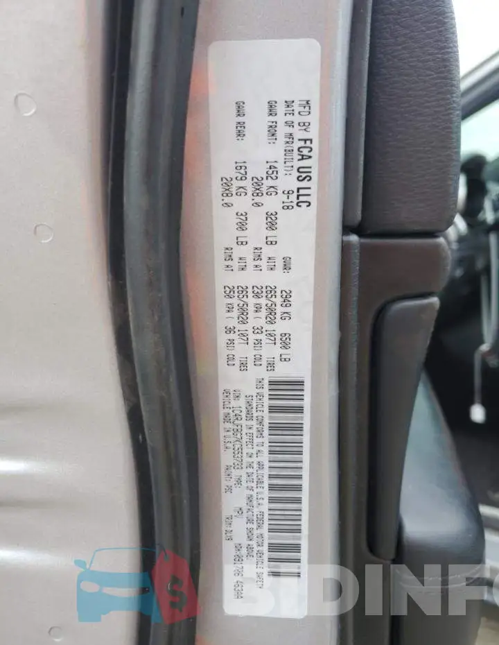 1C4RJFBG7KC553733 Photo# 13