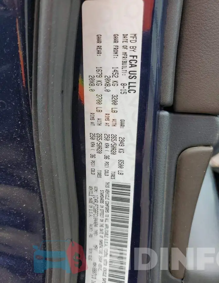 1C4RJFCG6FC104404 Photo# 12