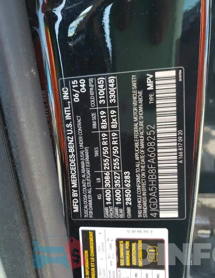 4JGDA5HB8FA608252 Photo# 13