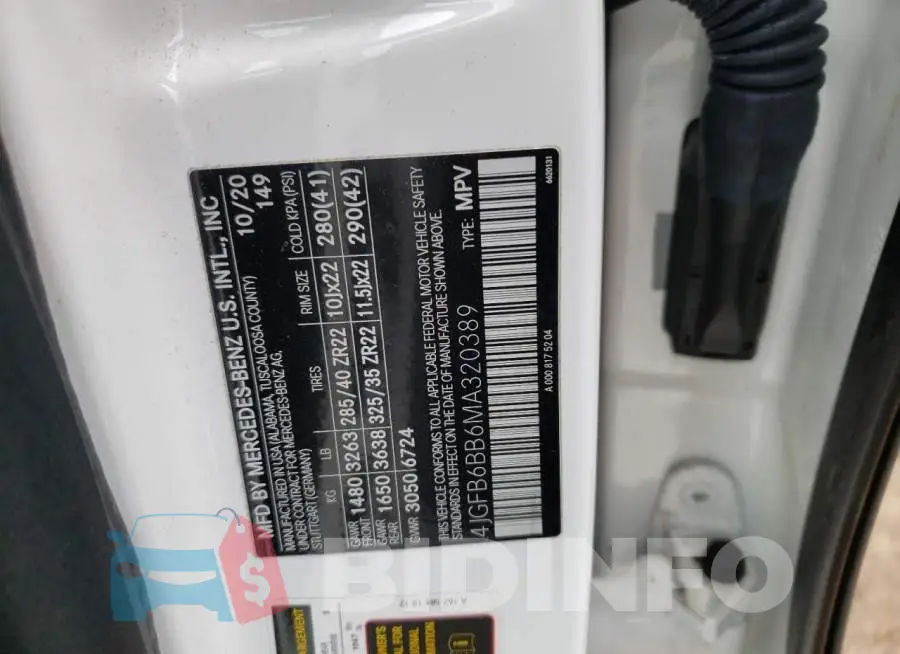 4JGFB6BB6MA320389 Photo# 12