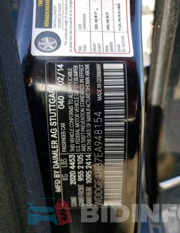 WDDGF4HB7EA948154 Photo# 12