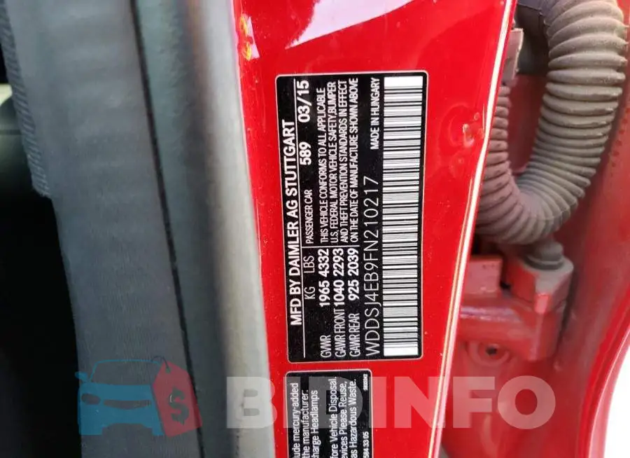 WDDSJ4EB9FN210217 Photo# 12