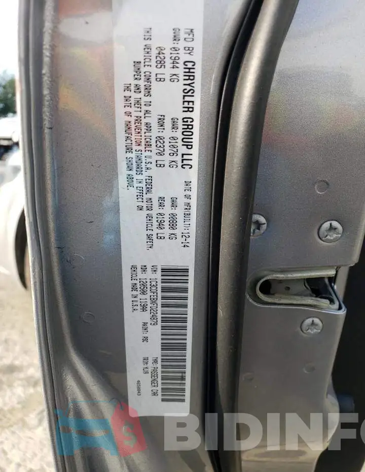 1C3CDFEBXFD224879 Photo# 12