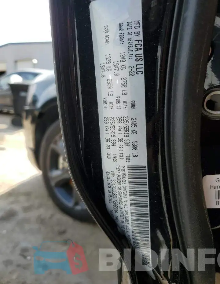 3C4PDCGB5LT206594 Photo# 13