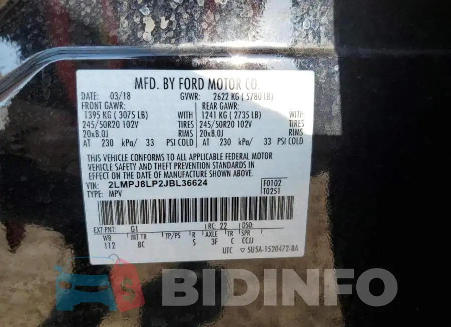 2LMPJ8LP2JBL36624 Photo# 14