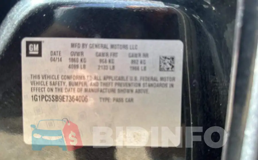 1G1PC5SB9E7364006 Photo# 10