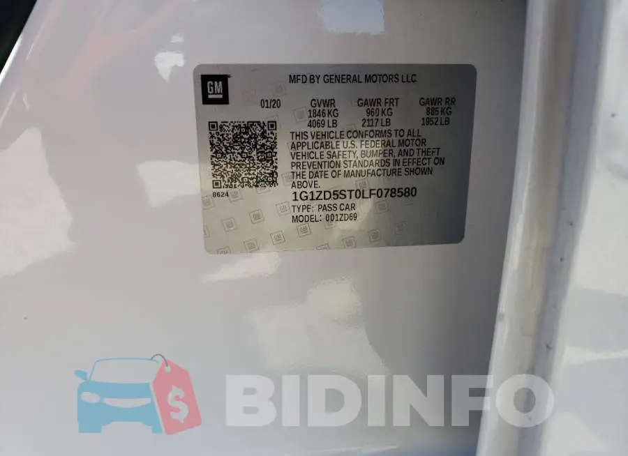 1G1ZD5ST0LF078580 Photo# 12