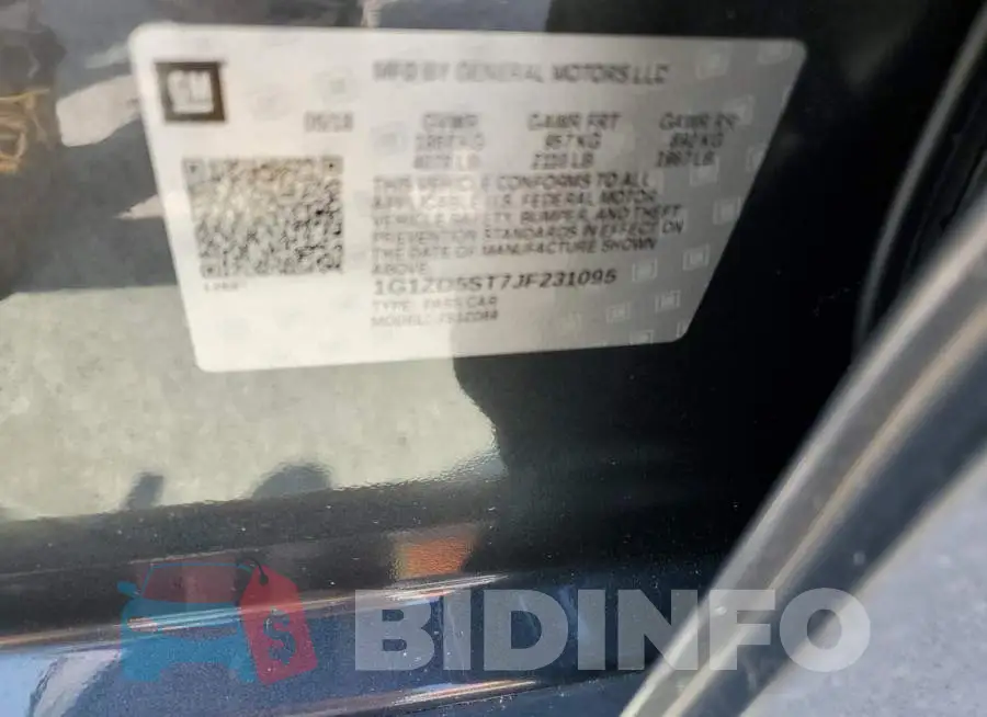 1G1ZD5ST7JF231095 Photo# 12