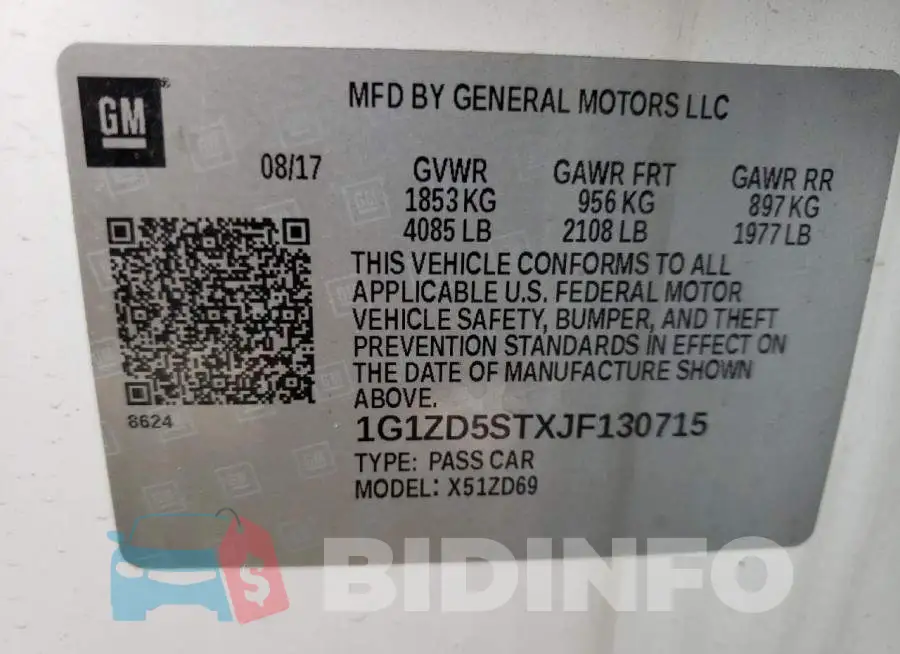 1G1ZD5STXJF130715 Photo# 12