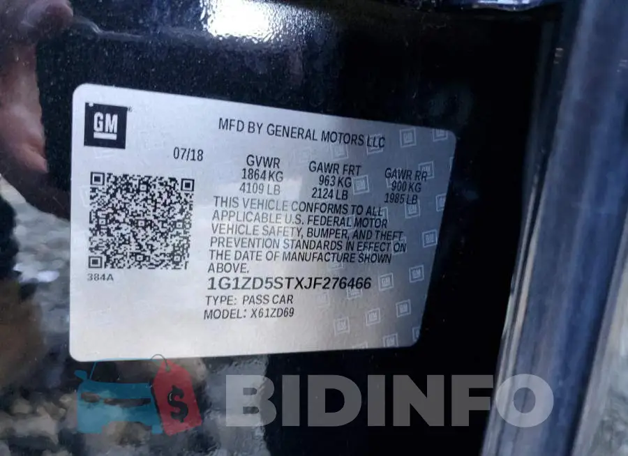 1G1ZD5STXJF276466 Photo# 12
