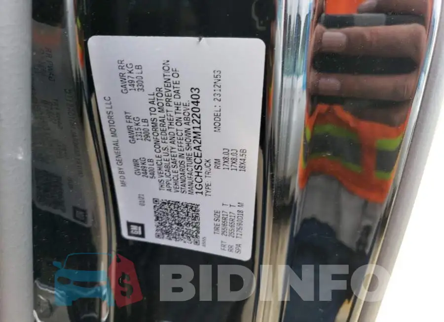 1GCHSCEA2M1220403 Photo# 12