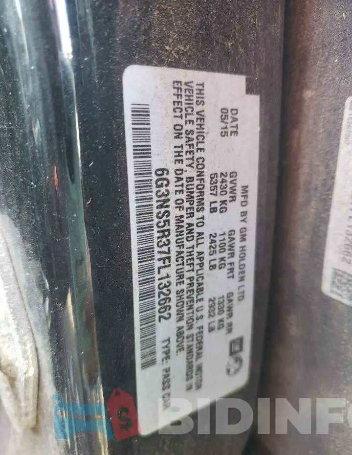 6G3NS5R37FL132662 Photo# 12