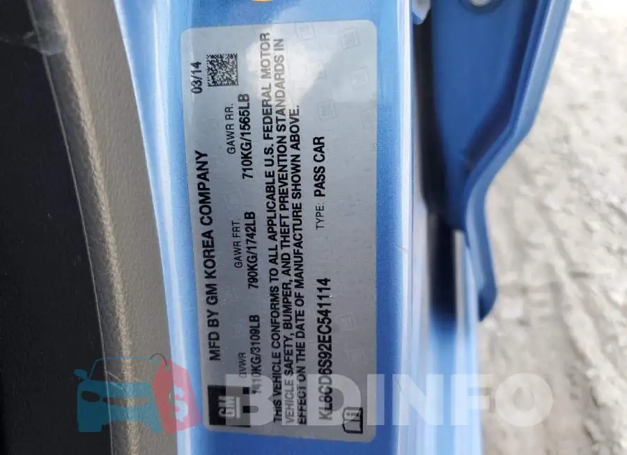 KL8CD6S92EC541114 Photo# 12