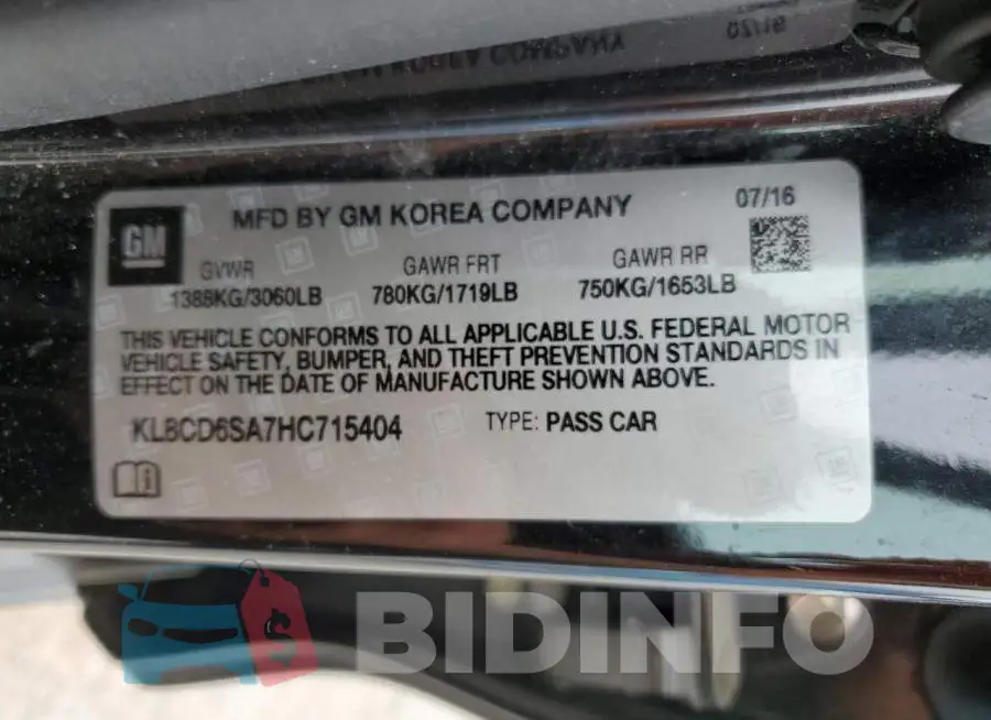 KL8CD6SA7HC715404 Photo# 12