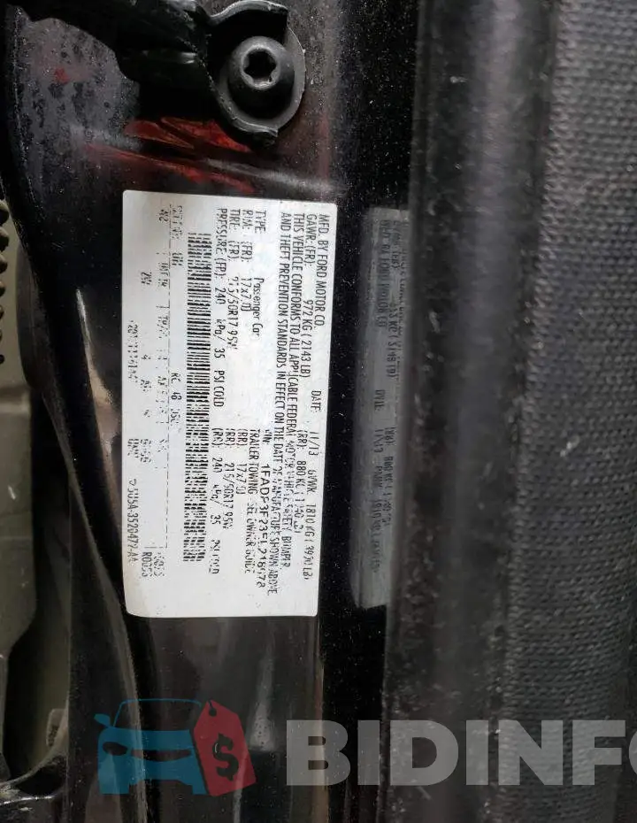 1FADP3F23EL218078 Photo# 12