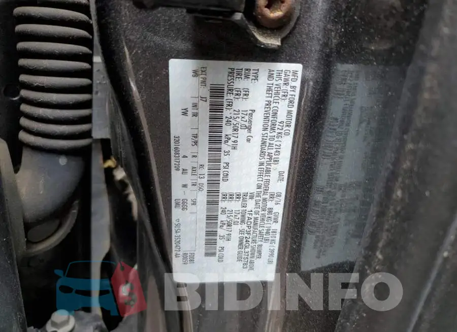 1FADP3F24GL375783 Photo# 12