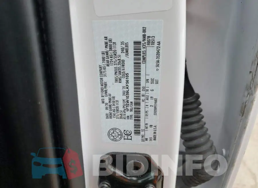 1FTEW1E59LKF56105 Photo# 12