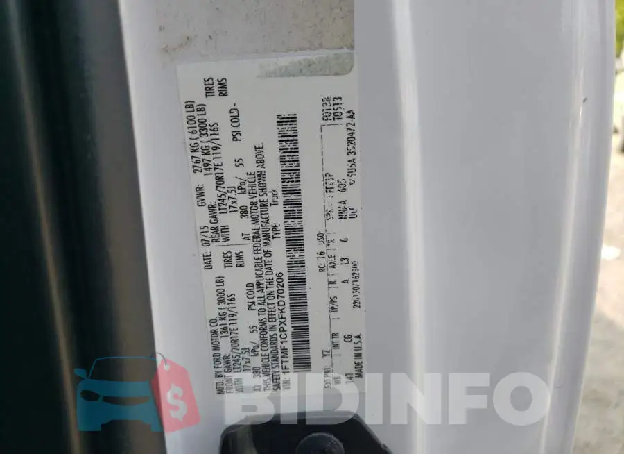 1FTMF1CPXFKD70206 Photo# 13