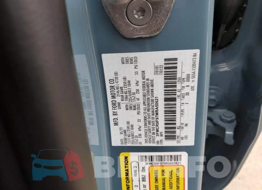 3FMCR9F97MRA50621 Photo# 12