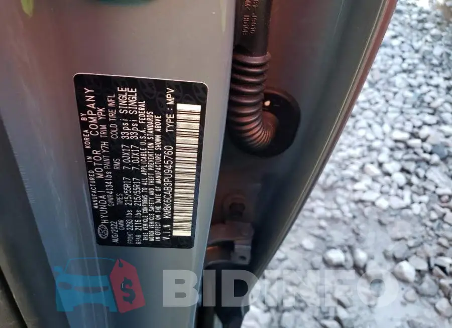KM8K6CAB3PU945760 Photo# 13