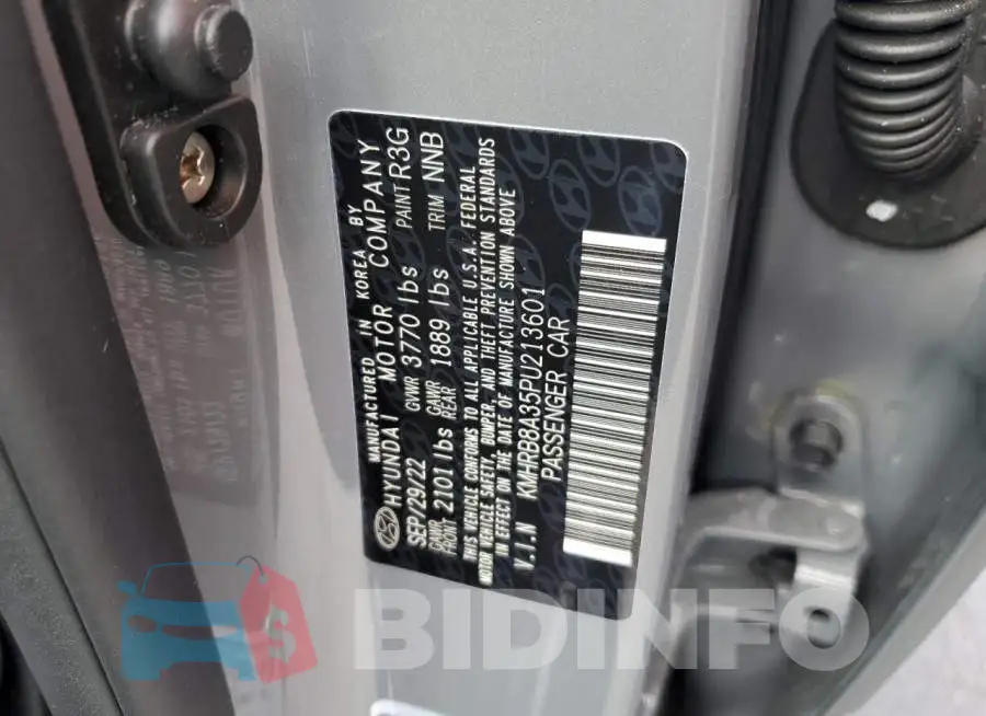 KMHRB8A35PU213601 Photo# 12